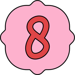 ransom note number cutout hand drawn number