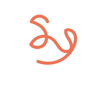 Doodle squiggly lines decoration vectors 