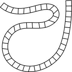 board game path for kid activity book 