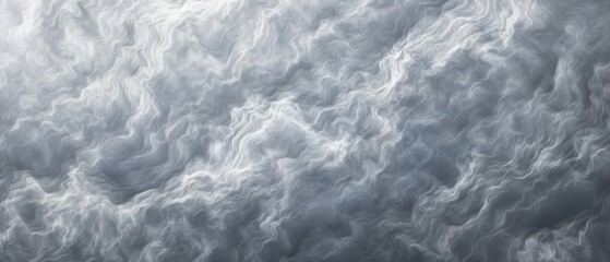 Panoramic close-up, high detail scan of nimbostratus cloud material, Generative AI