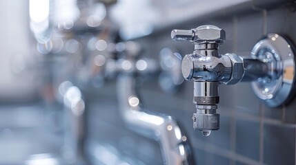 Clean Water Supply Plan Pipe Details and Faucet Position 