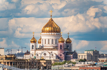 Cathedral of Christ the Saviour in Moscow, Russia