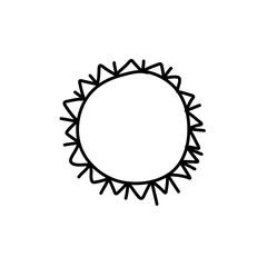 Hand Drawn Sun