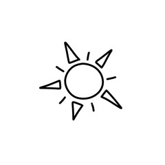 Hand Drawn Sun