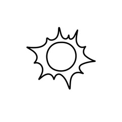 Hand Drawn Sun