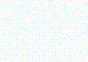 ポップでカラフルなドット背景