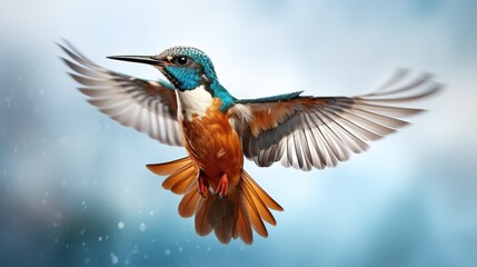 Obraz premium hummingbird on a branch