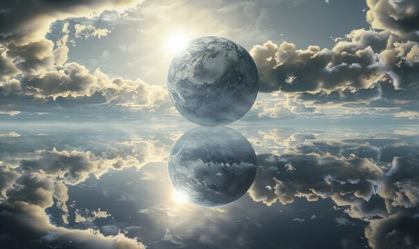 In the beginning God created the heavens and the earth. Genesis 1:1, Generative AI