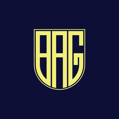 bag letter logo design