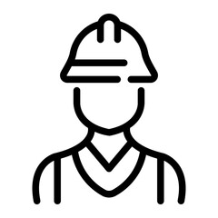 engineer Line Icon