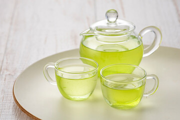 冷たい緑茶　グリーンティー
