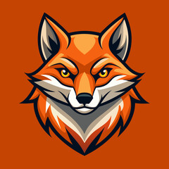 fox vector head design