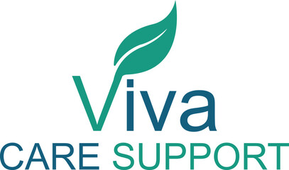 Vita Care's logo features a soothing green leaf embracing a stylized human figure, symbolizing health and wellness through natural connection and care.