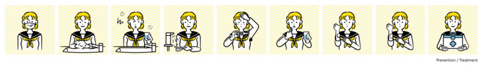 女子中学生｜体調管理