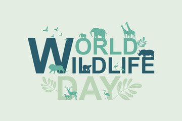 Obraz premium Wildlife safari diversity and Ecology of grassland savanna, Silhouette of wildlife family, Environmental and Wild animals conservation, National park in Africa, Eco friendly and World wildlife day.