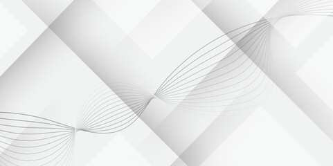 White and grey gradient background abstract vector. Modern white vector abstract graphic design Banner Pattern background web template. Graphic design element modern style concept for background.