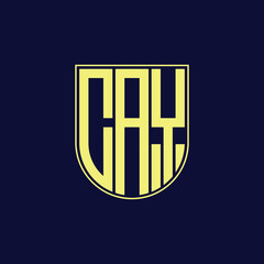 cay letter logo design