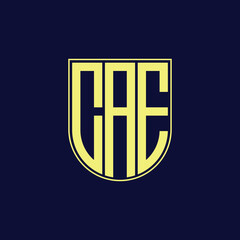 cae letter logo design