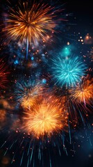 Fototapeta premium fireworks are a highlight of the summer.