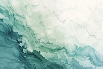 Obraz premium Calming Zen Abstract Minimalistic Watercolor Geometric Nordic Scandinavian Bohemian Pattern Art in Muted Pantone Tones