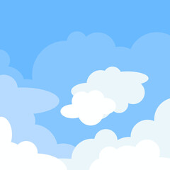 Flat Sky Illustration Element