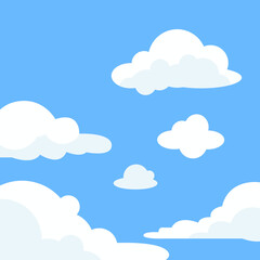Flat Sky Illustration Element