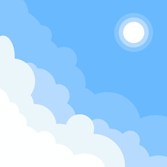 Flat Sky Illustration Element