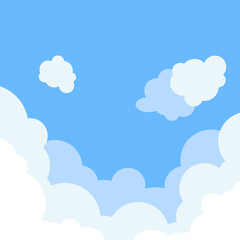 Flat Sky Illustration Element