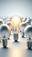 light bulb of the wall