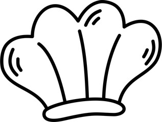 hand drawn summer doodle sticker illustration