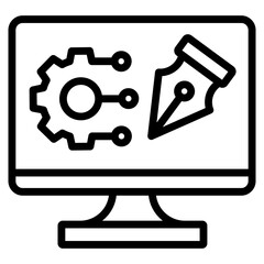 Technology Design  Icon Element For Design