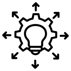 Innovation Capacity  Icon Element For Design