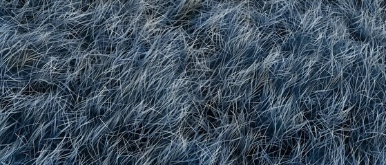 Panoramic close-up, high detail scan of blue grama grass material, Generative AI