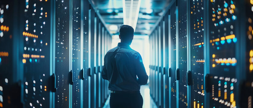 A data engineer setting up a data lake.