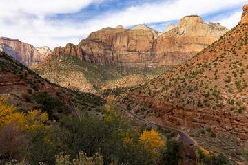 Explore the stunning rock formations and valleys of Zion National Park in Utah, showcasing its natural beauty and diverse landscapes, perfect for adventure enthusiasts and nature lovers
