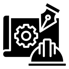 Industrial Designer  Icon Element For Design