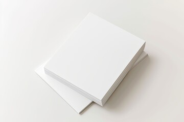 Business card mockup on isolated white background created with generative AI