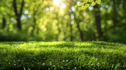 Fototapeta premium Natural Background with Tilt-shift Effect