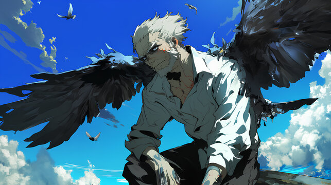 a birdman cartoon character