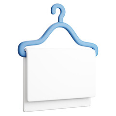 3d render of clothes hanger.