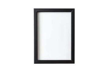 Black Picture Frame on a white Background