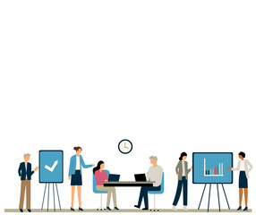 Diverse Team in Business Strategy Discussion