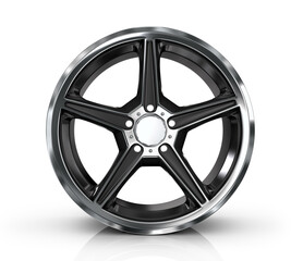 Car disc on a white background.