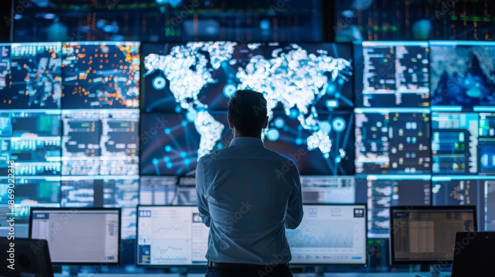 Poster ai-driven cybersecurity systems can detect and respond to threats in real time.