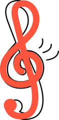 Music Note Icon Element