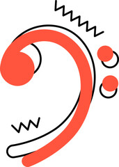 Music Note Icon Element