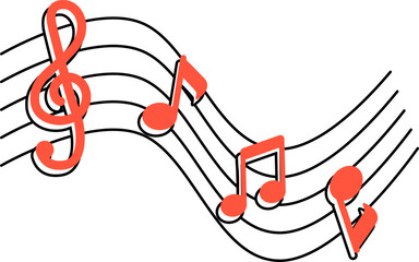 Music Note Icon Element