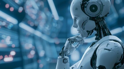 Fototapeta premium AI and big data work together to unlock new possibilities in various fields.