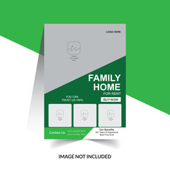 house selling flyer template design