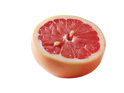 a half of a grapefruit
